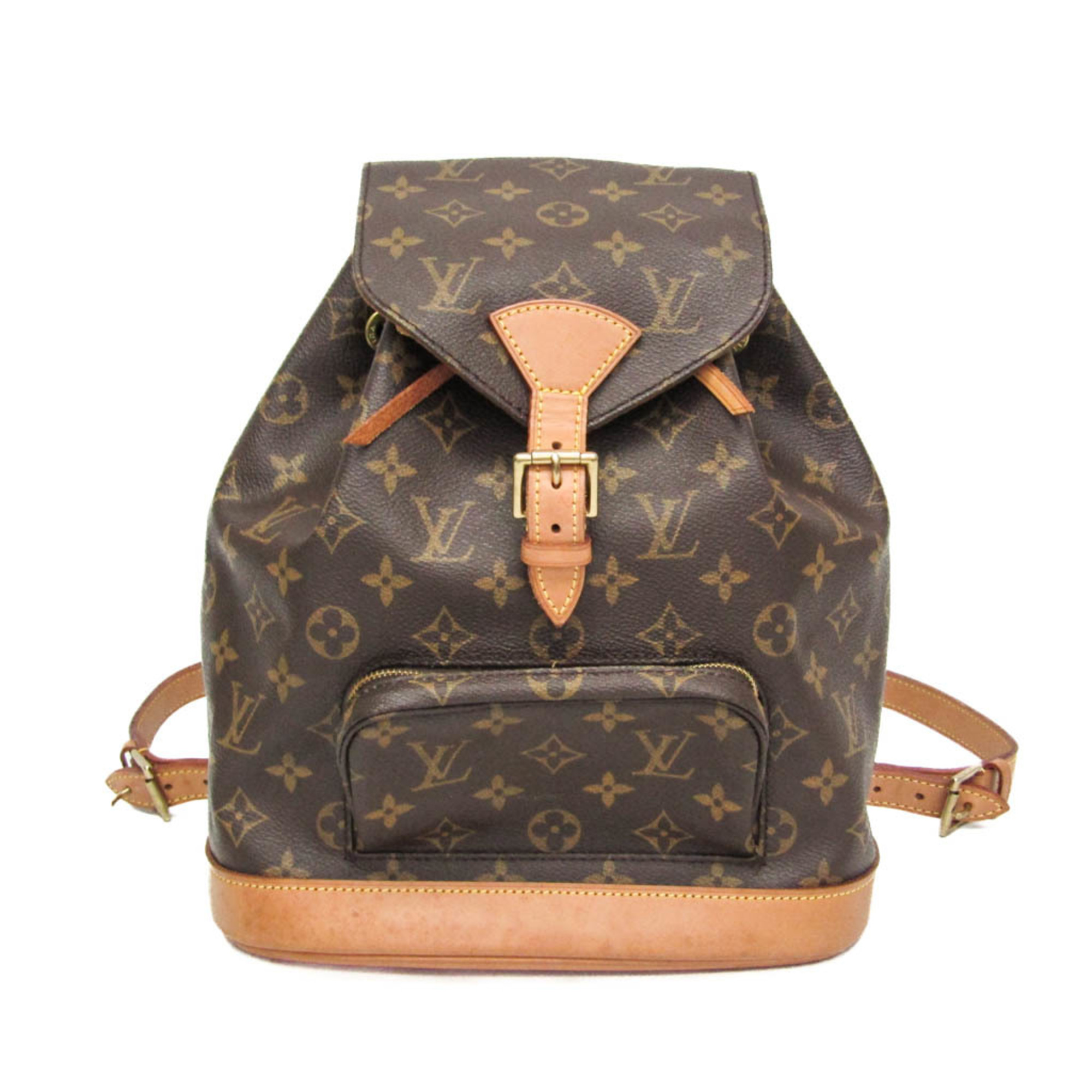 Louis Vuitton Monogram Montsouris MM M51136 Women\'s Backpack Brown