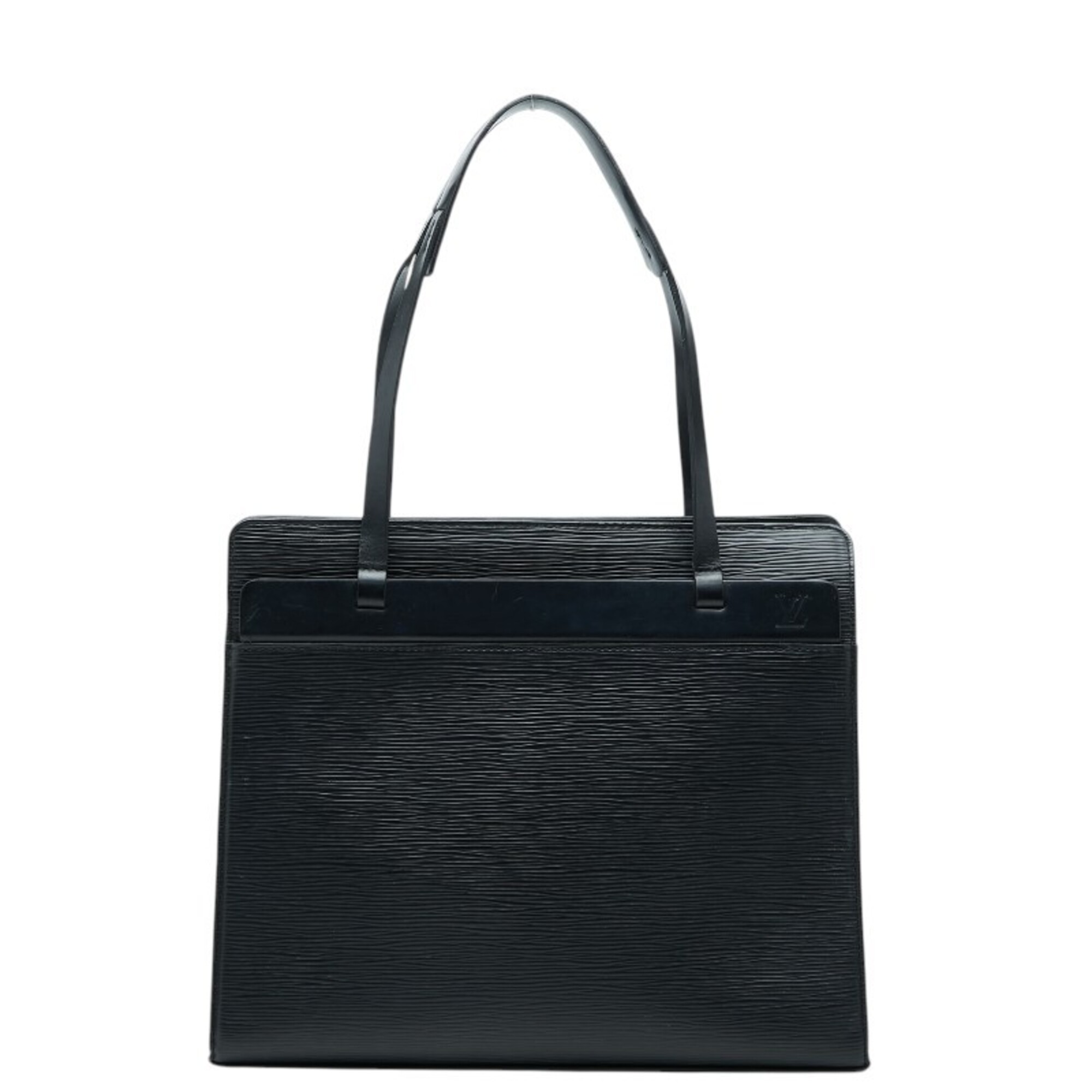 Louis Vuitton Epi Croisette PM Tote Bag Shoulder M52492 Noir Black Leather Women\'s LOUIS VUITTON
