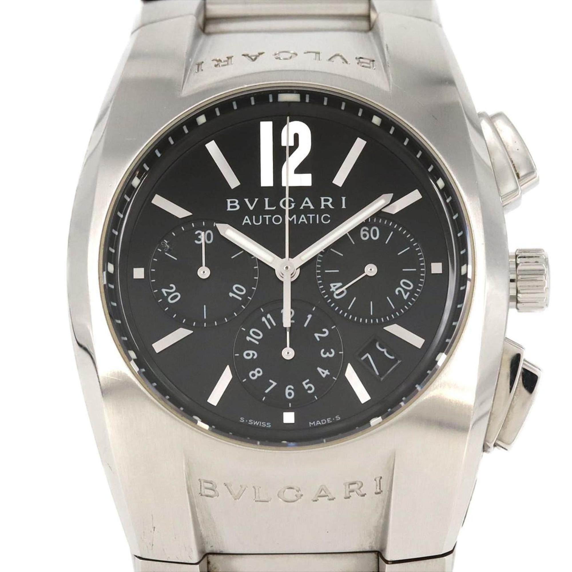 Bvlgari Ergon Chronograph EG40SCH EG40BSSDCH AT Stainless Steel Automatic Watch