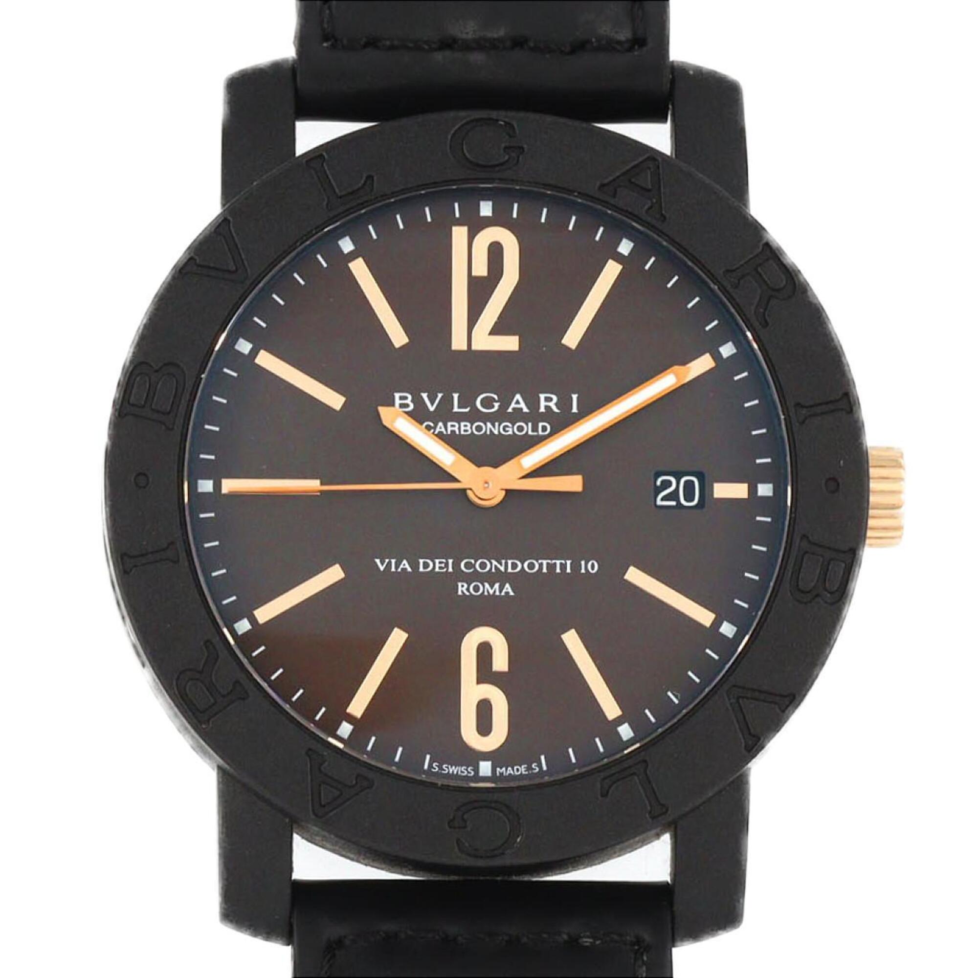 Bvlgari Carbon Gold BB40CL BBP40C11CGLD Automatic Watch