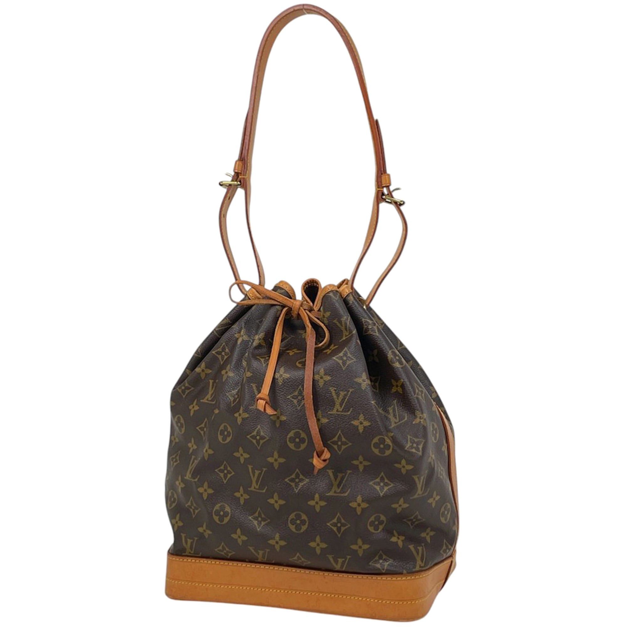 Louis Vuitton Noe One-Shoulder Drawstring Shoulder Bag, Monogram Brown, M42224, Women\'s