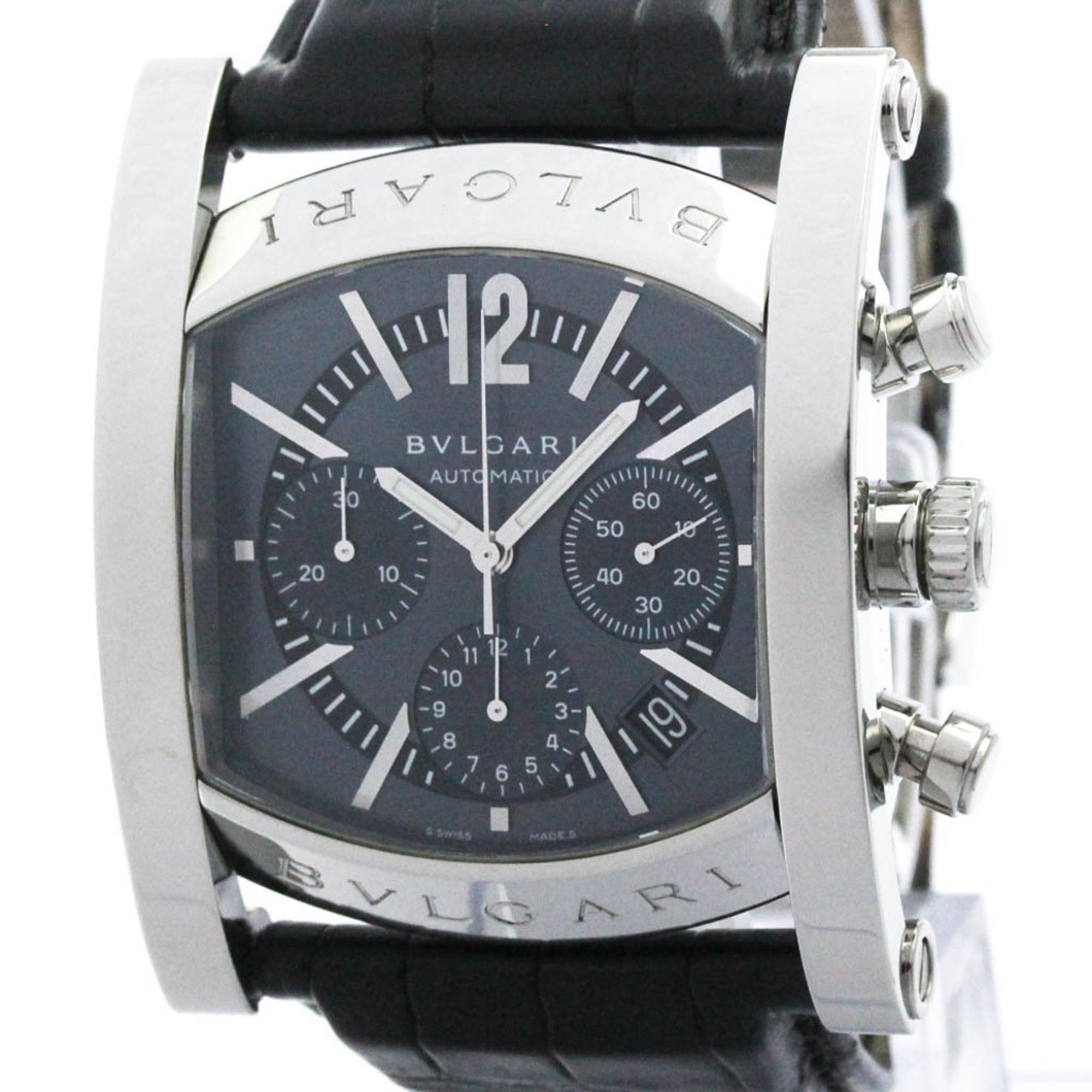 BVLGARI Assioma Chronoragph Steel Automatic Mens Watch AA48SCH