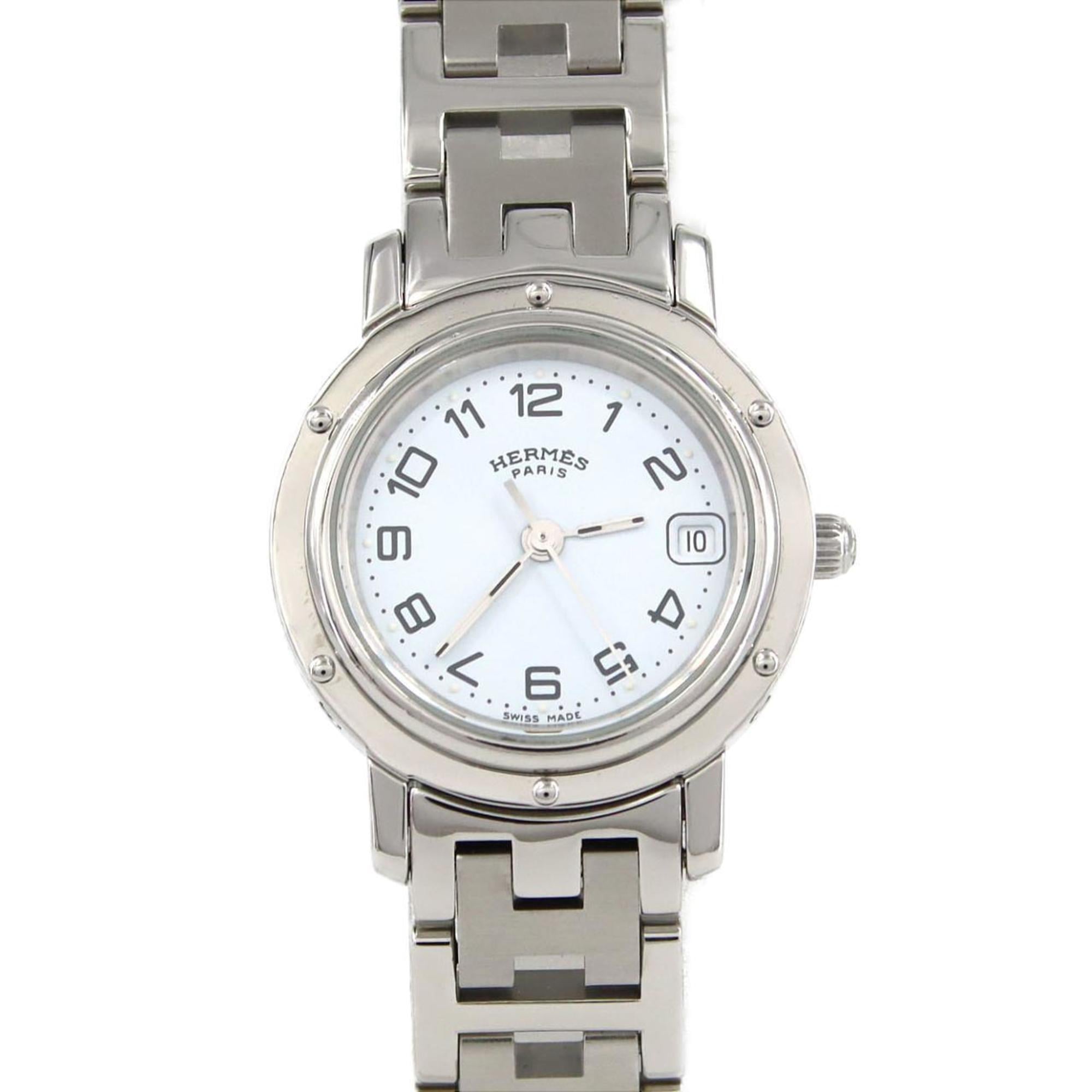 Herms Clipper CL4.210 Stainless Steel Quartz Watch