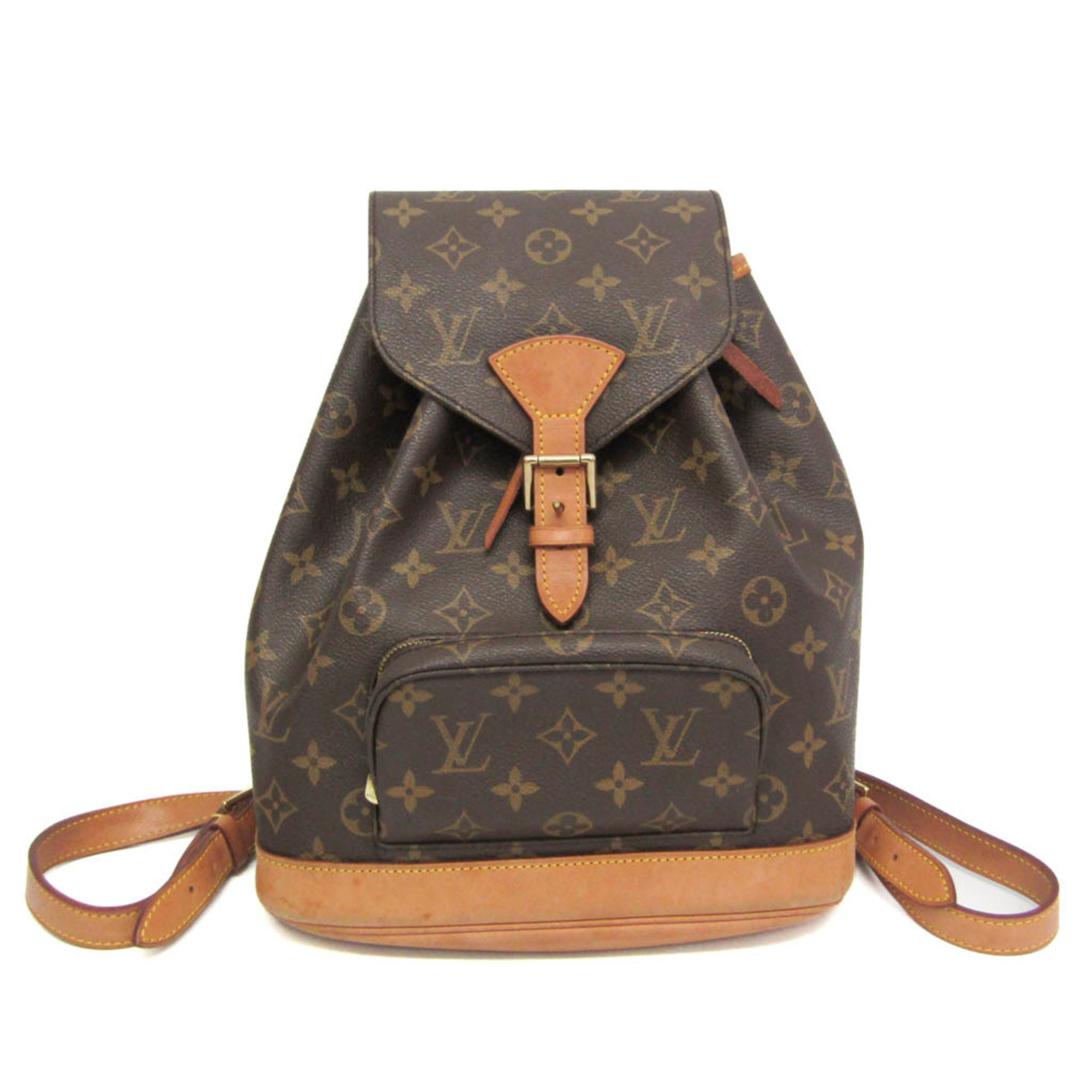 Louis Vuitton Monogram Montsouris MM M51136 Women\'s Backpack Brown