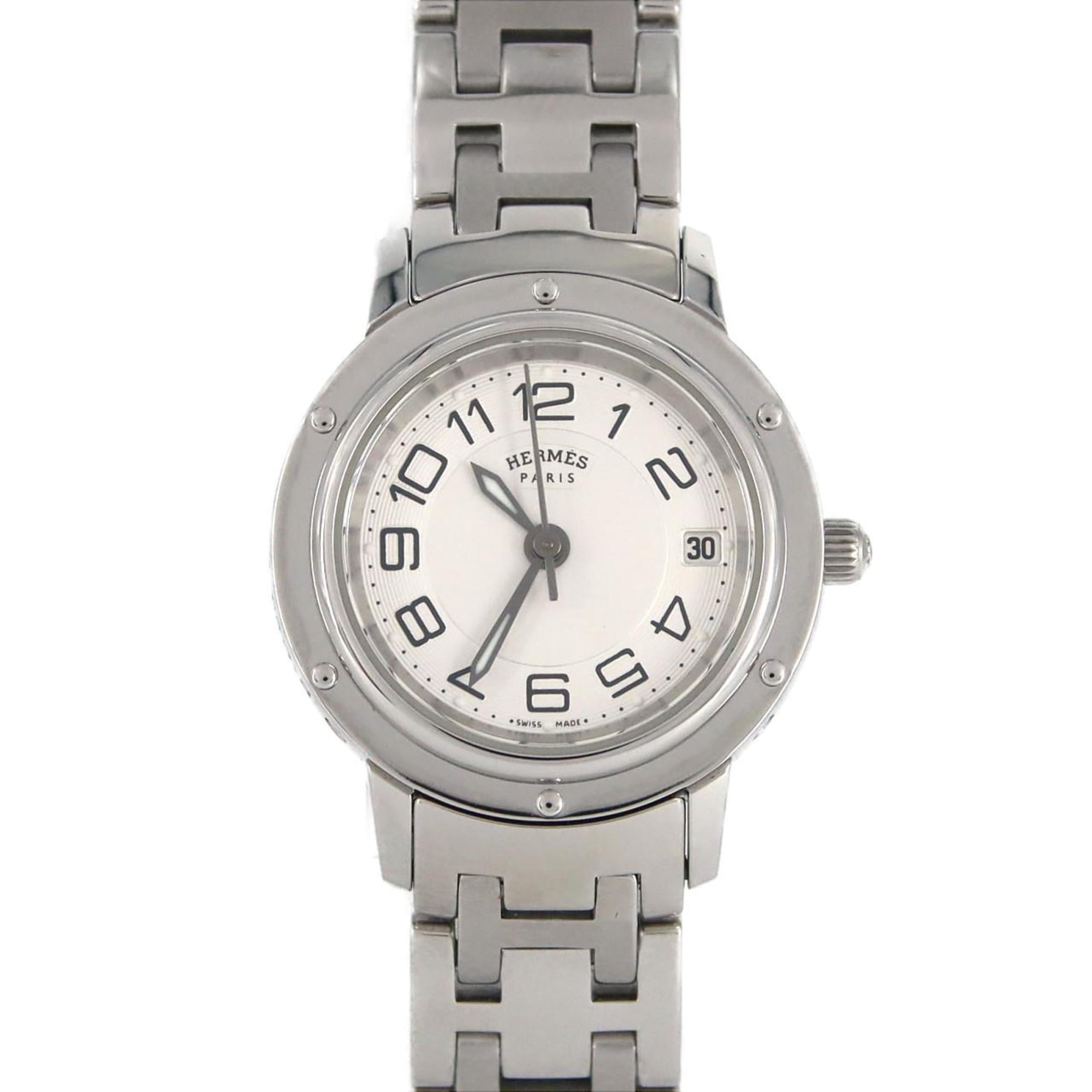 Hermes Clipper Classic CP1.210 SS Quartz Watch