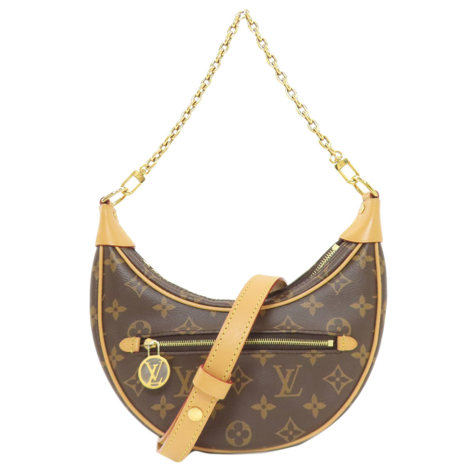 Louis Vuitton M81098 Loop Handbag Monogram Canvas Women\'s LOUIS VUITTON
