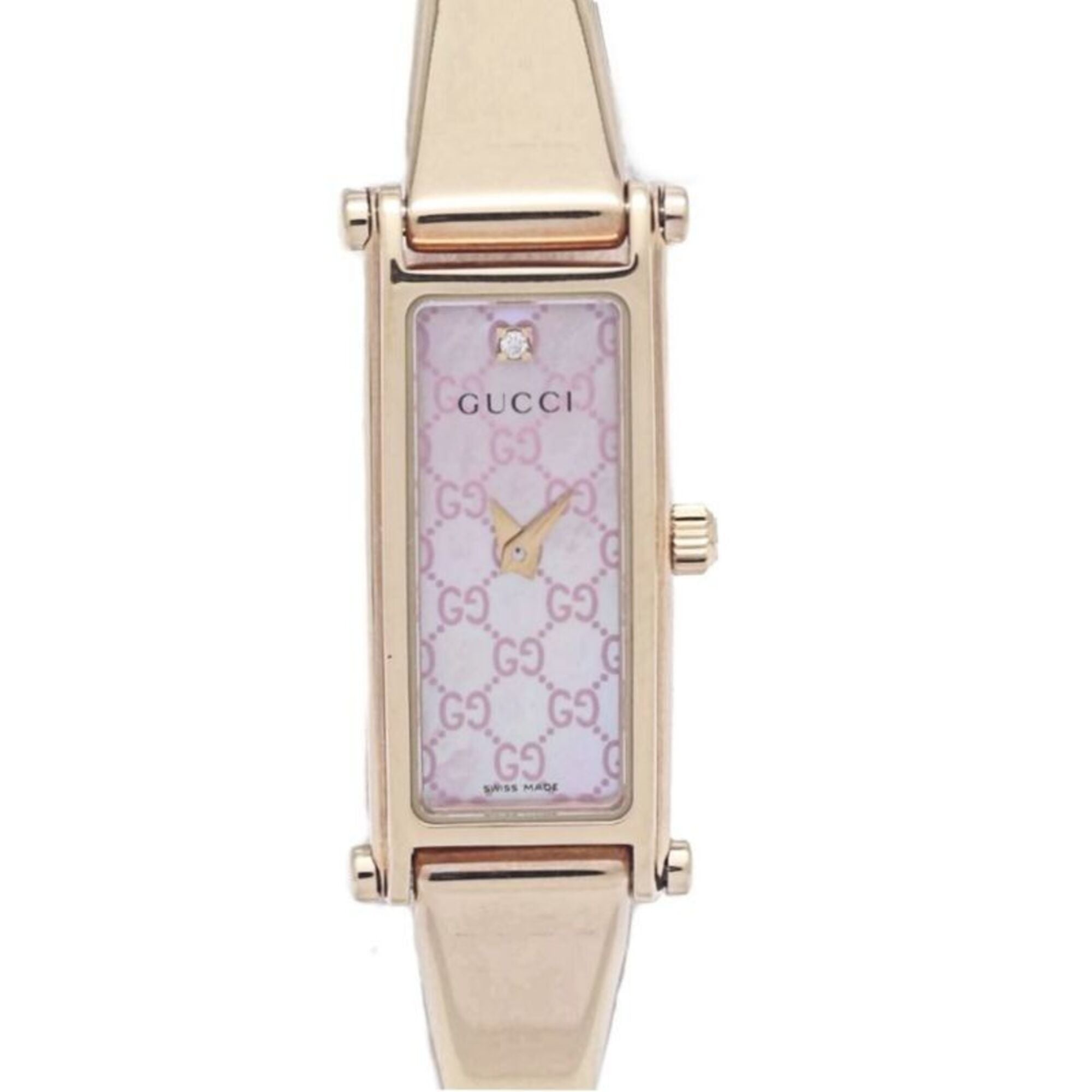 GUCCI Bangle Watch YA015559 1500L Women\'s Stainless Steel 130500