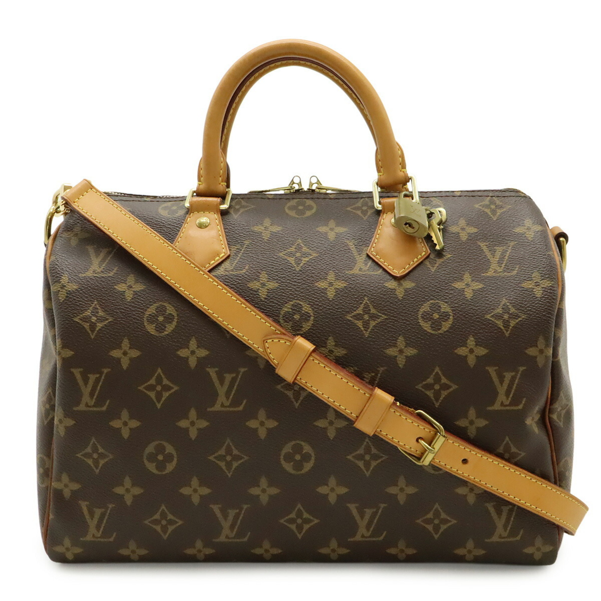 LOUIS VUITTON Louis Vuitton Monogram Speedy Bandoulire 30 Handbag Boston Bag Shoulder M41112