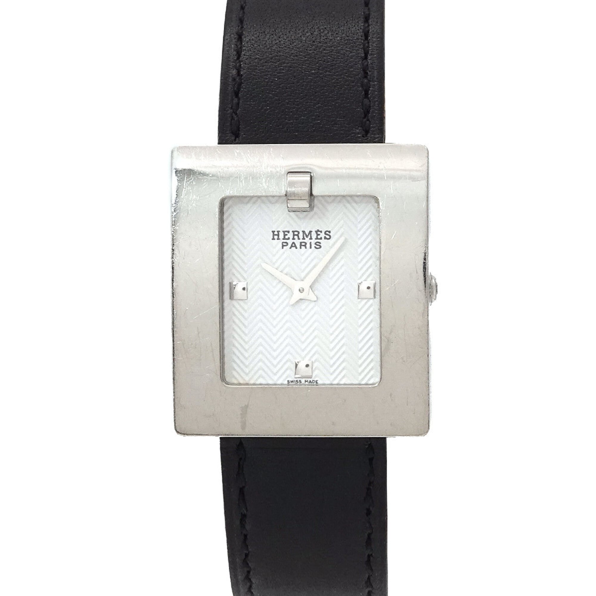 Hermes BE1 210 Belt Watch, Women\'s White Quartz Watch