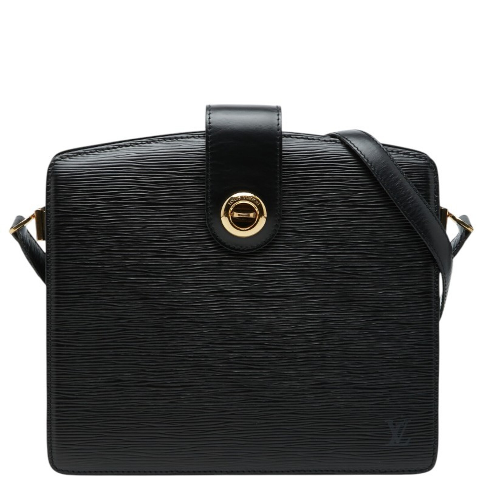 Louis Vuitton Epi Capucines Shoulder Bag M52342 Black Noir Leather Women\'s LOUIS VUITTON