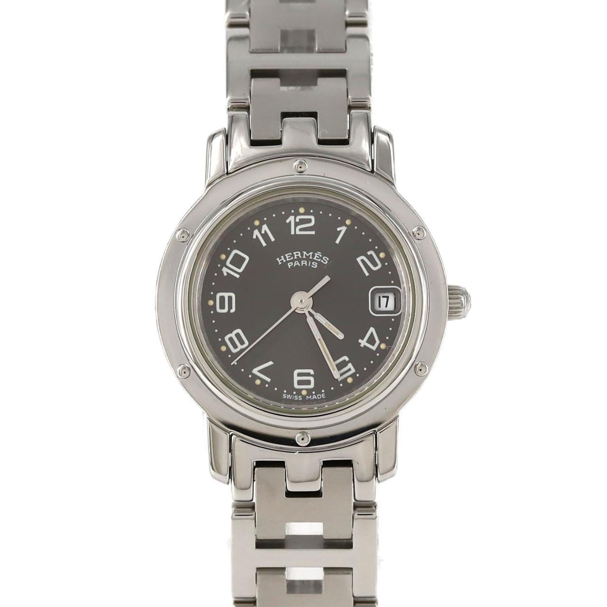Herms Clipper CL4.210 Stainless Steel Quartz Watch