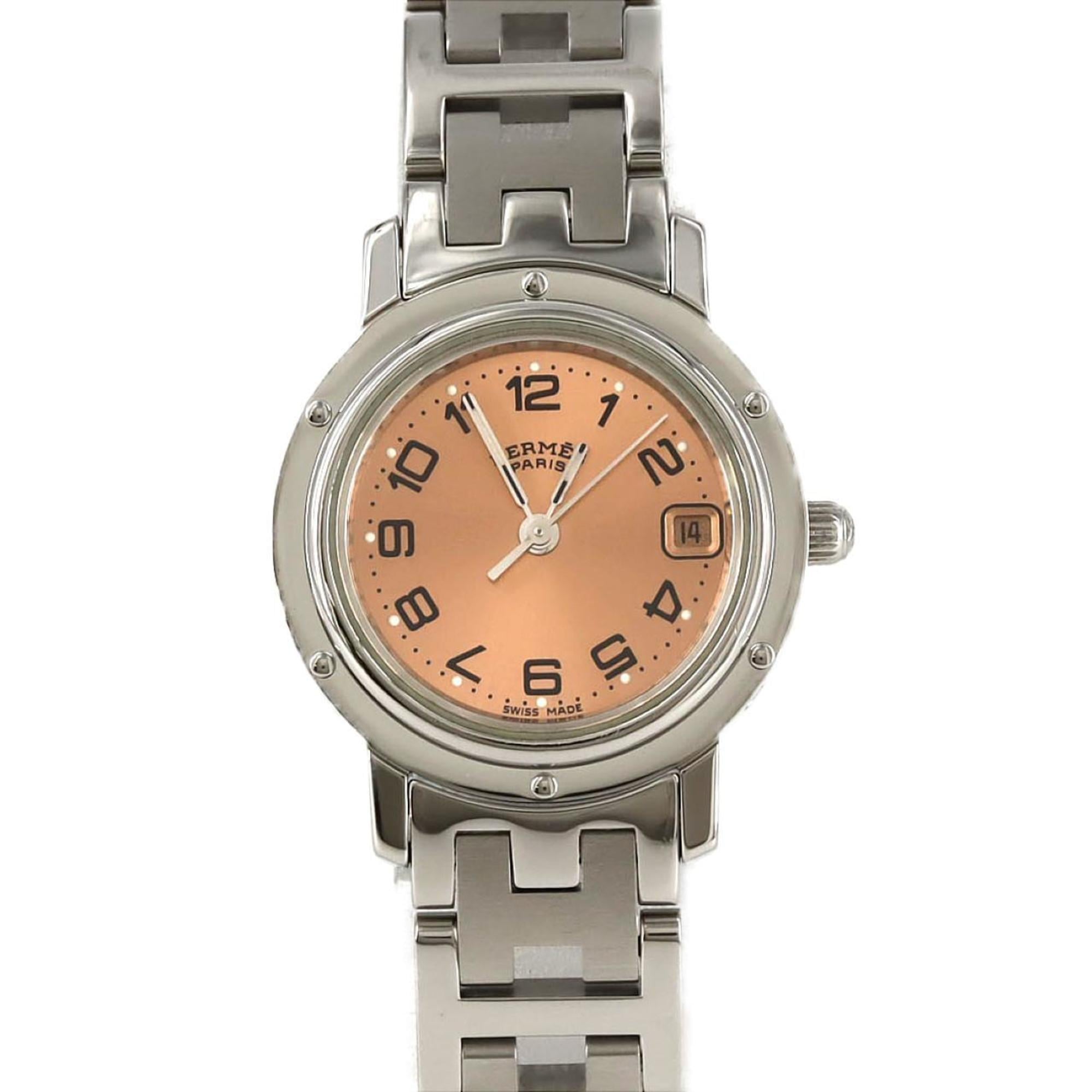 Herms Clipper CL4.210 Stainless Steel Quartz Watch