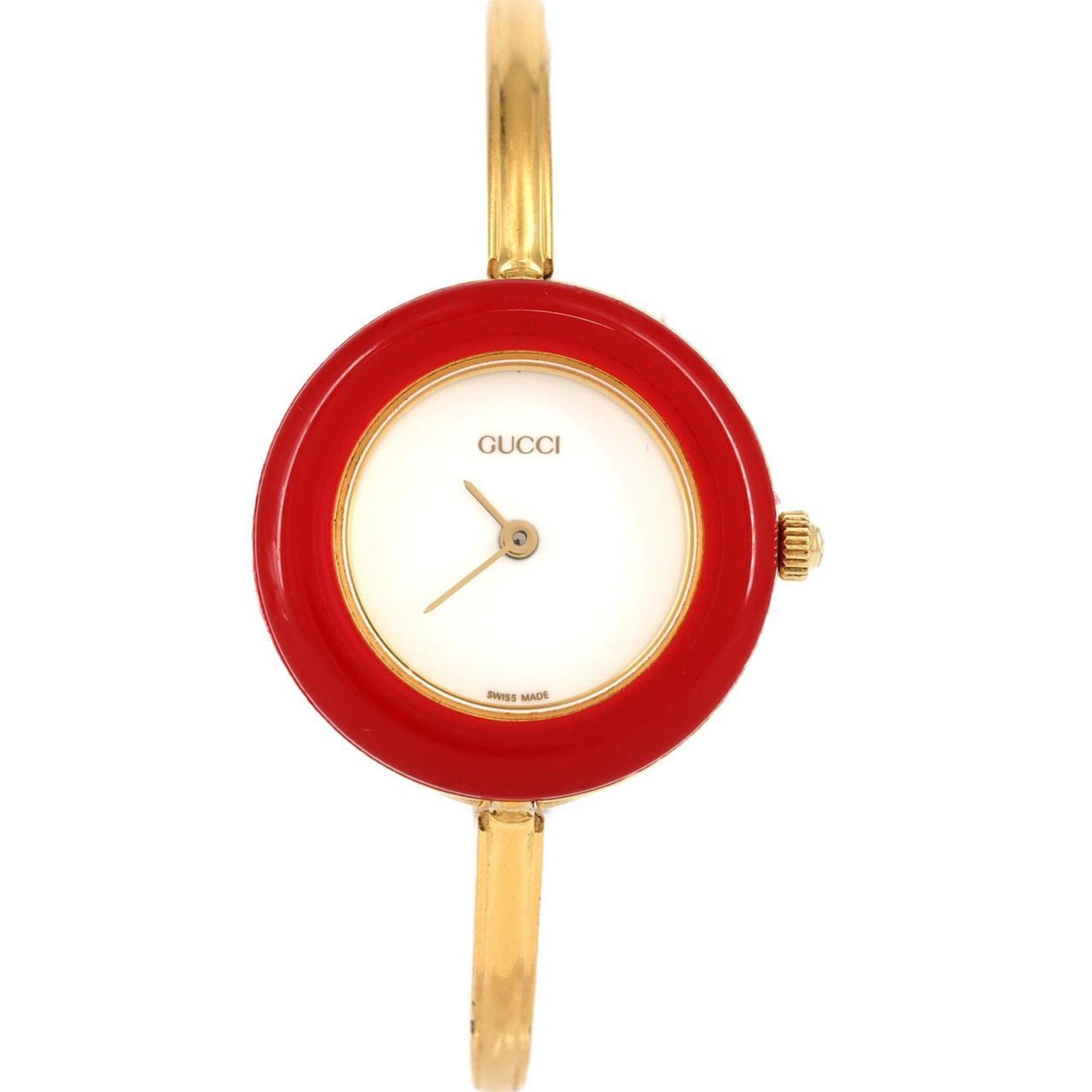 Gucci Change Ring GP Small Size 11 12.2 Quartz Watch
