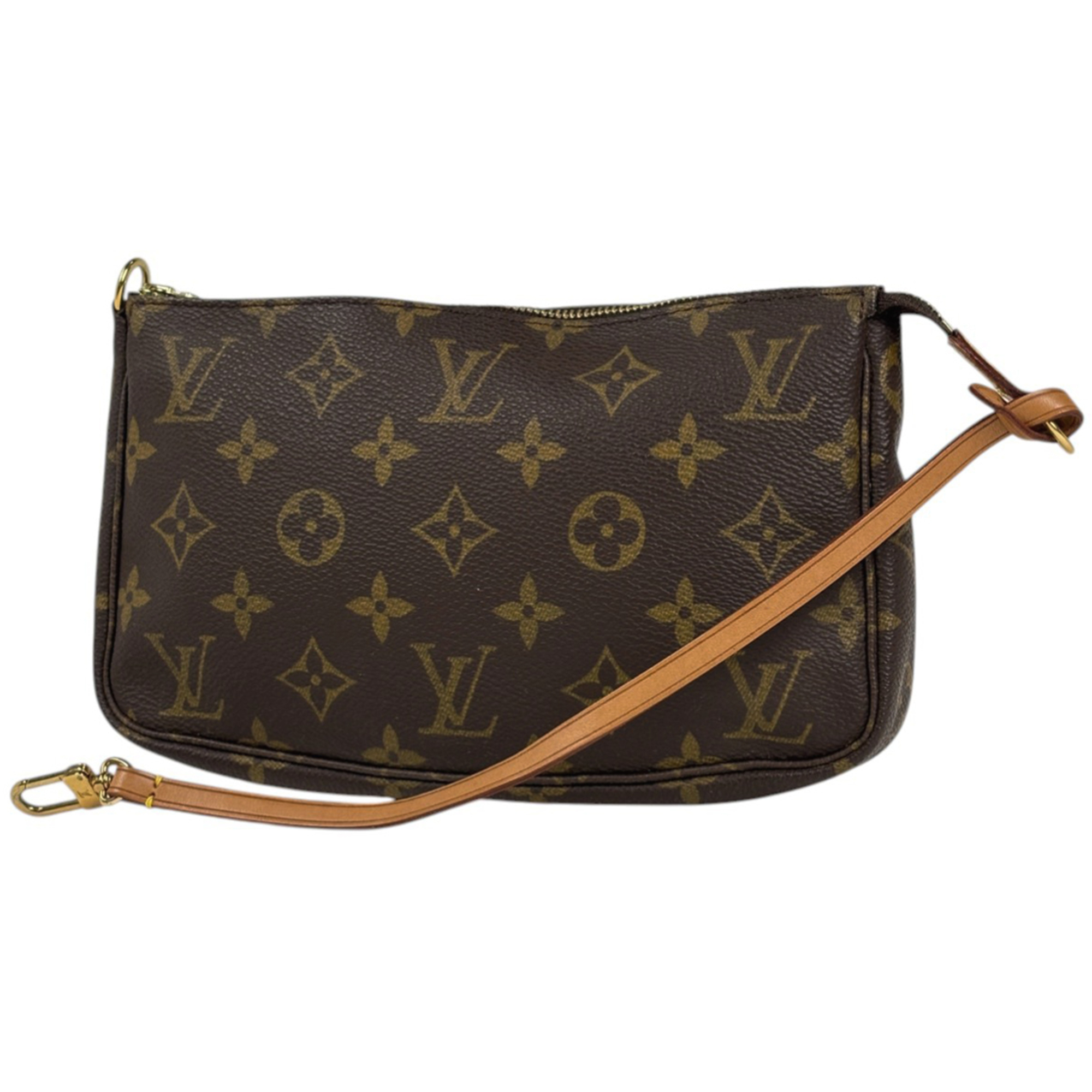 Louis Vuitton Pochette Accessoires Makeup Cosmetics Accessory Pouch Monogram Brown M51980 Women\'s