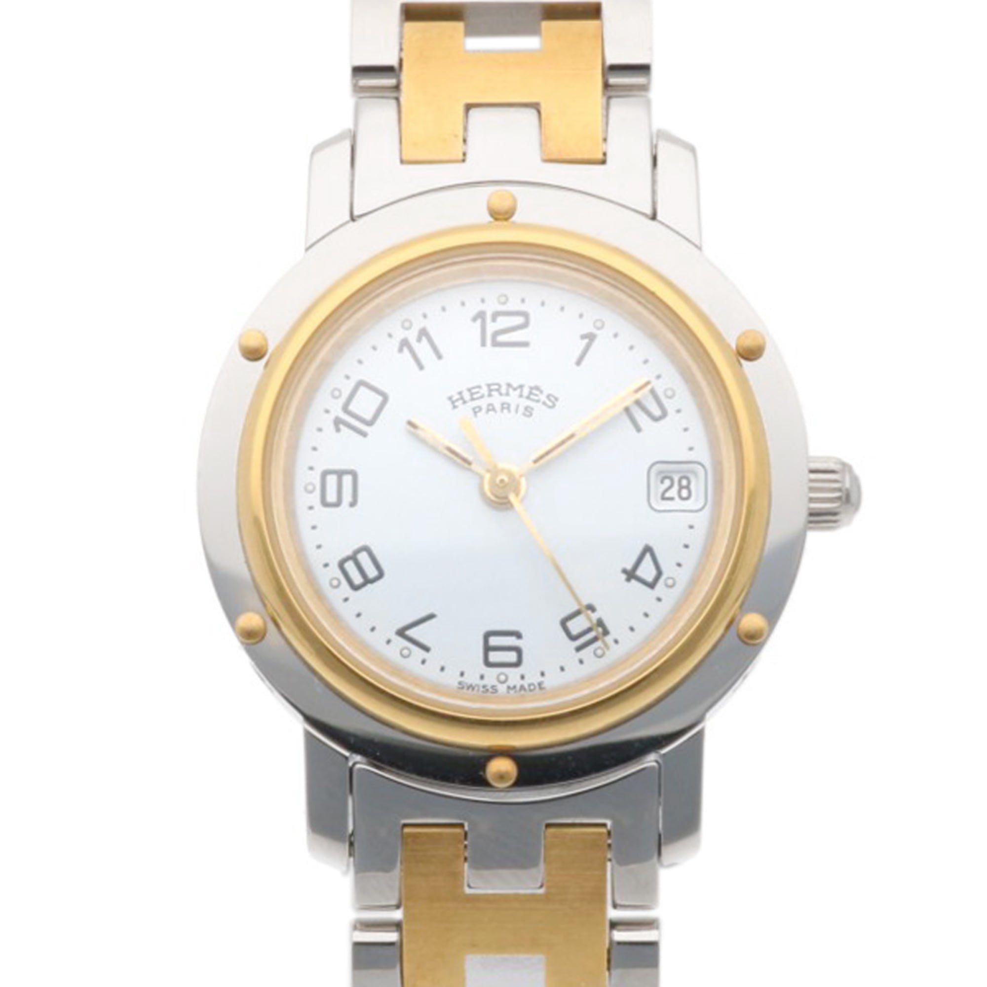 Hermes Clipper Watch, Stainless Steel CL4.220 Quartz Women\'s Watch