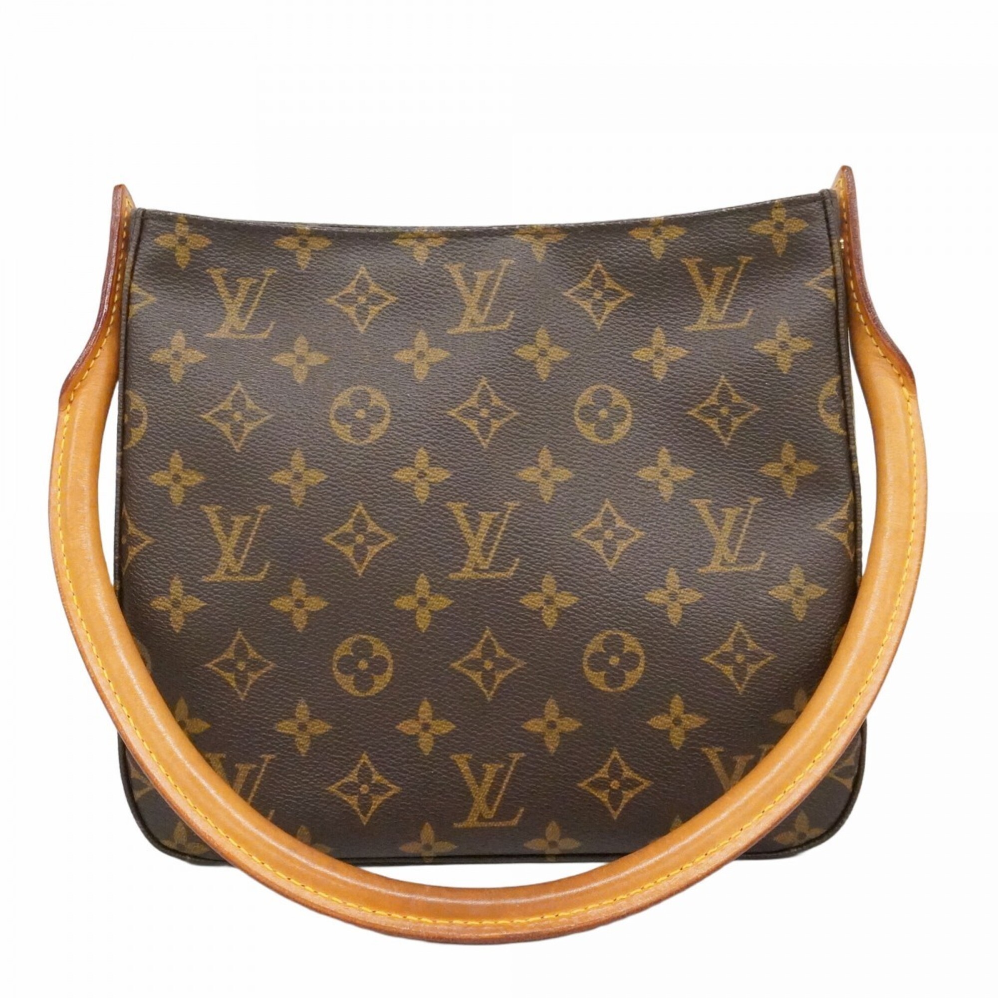 Louis Vuitton Monogram Looping MM Shoulder Bag M51146 Brown Women\'s