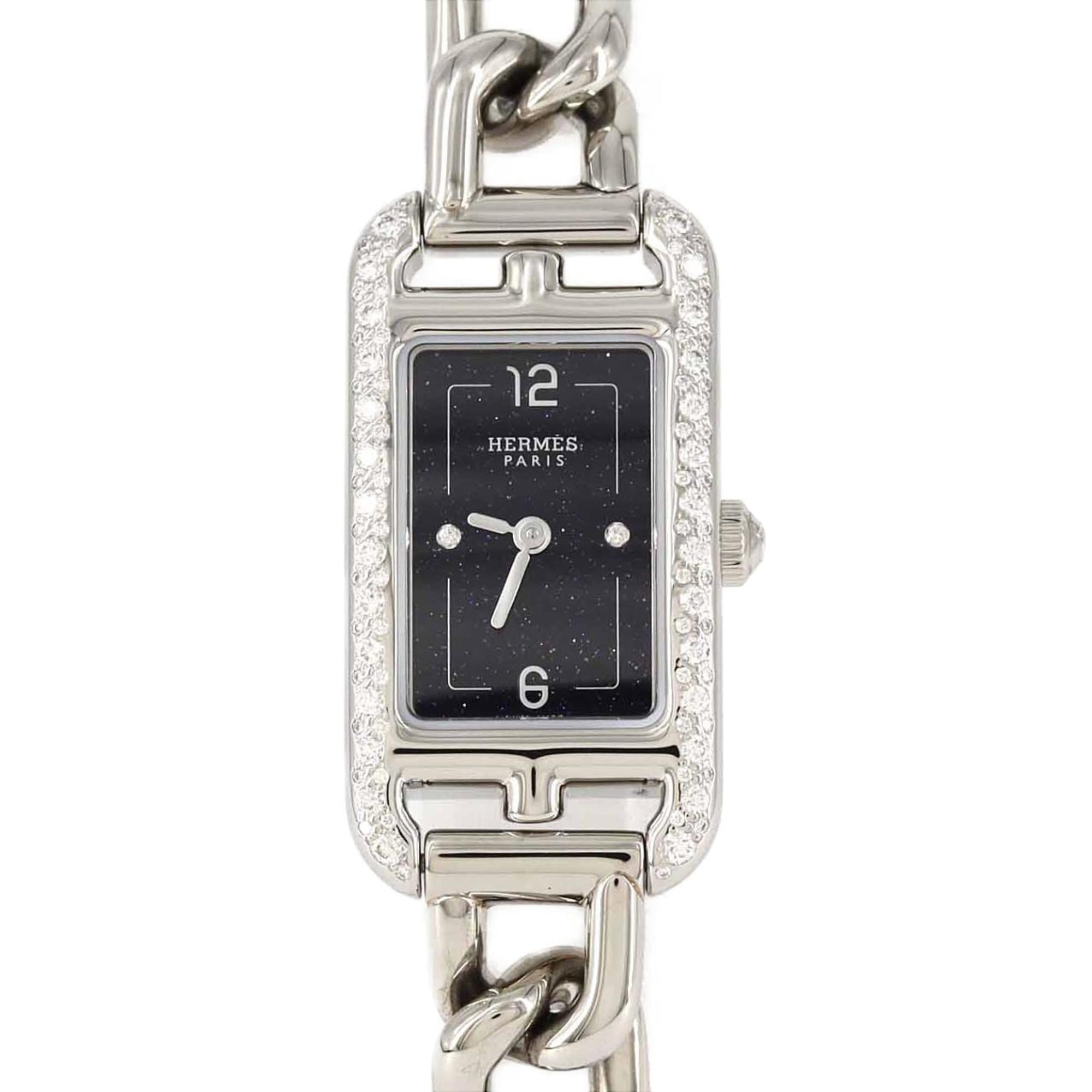 Herms Nantucket D-2P NA2.133 Stainless Steel Quartz Watch
