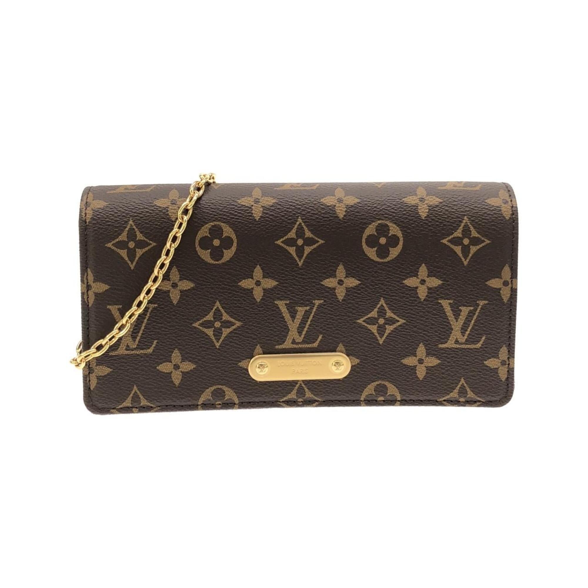 Louis Vuitton Monogram Wallet on Chain Lily M82509 Shoulder Bag