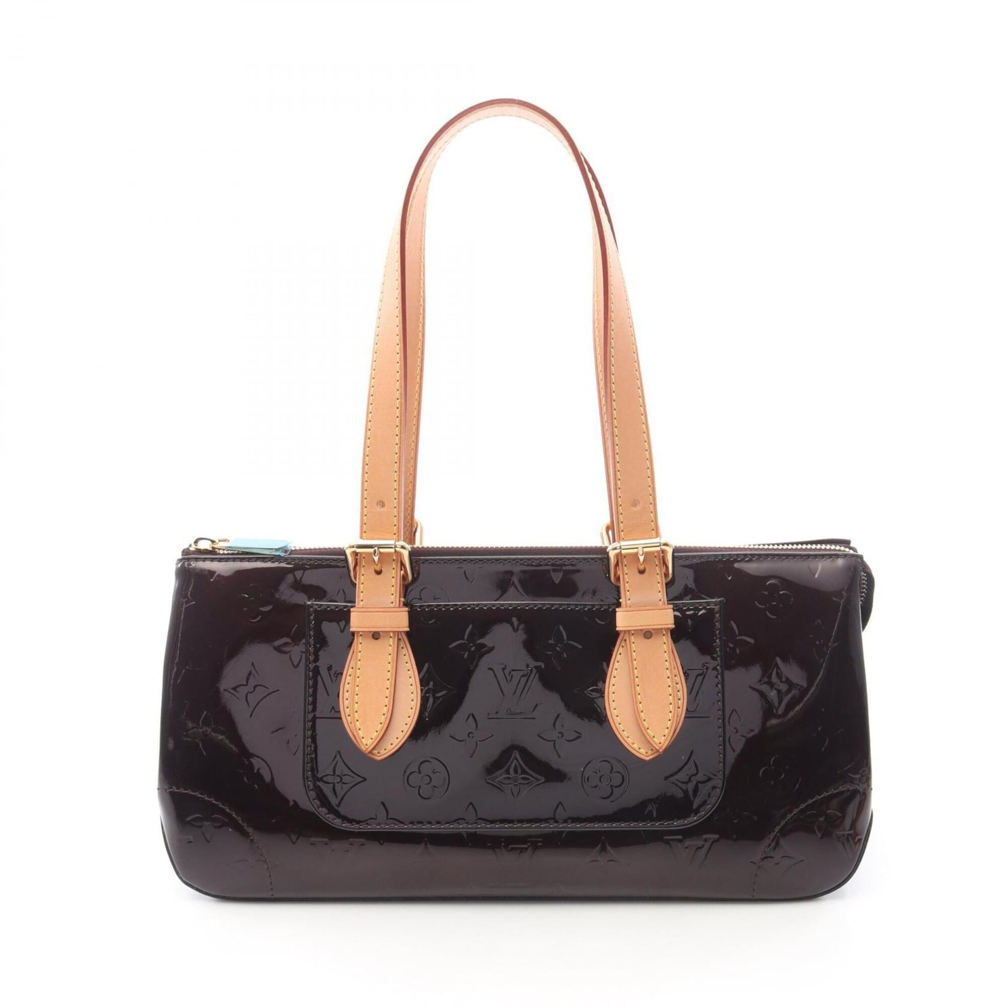 Louis Vuitton Rosewood Avenue Handbag, Leather, Vernis, Women\'s, Purple, M93510