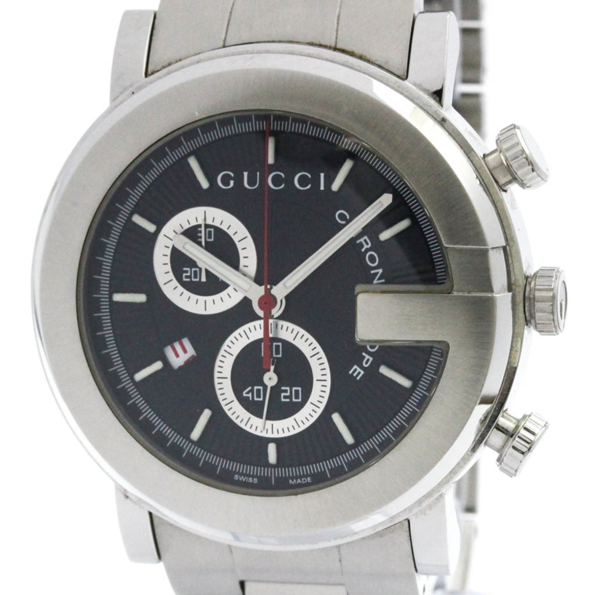 GUCCI G-Chrono Quartz Stainless Steel Mens Watch YA101309 101M