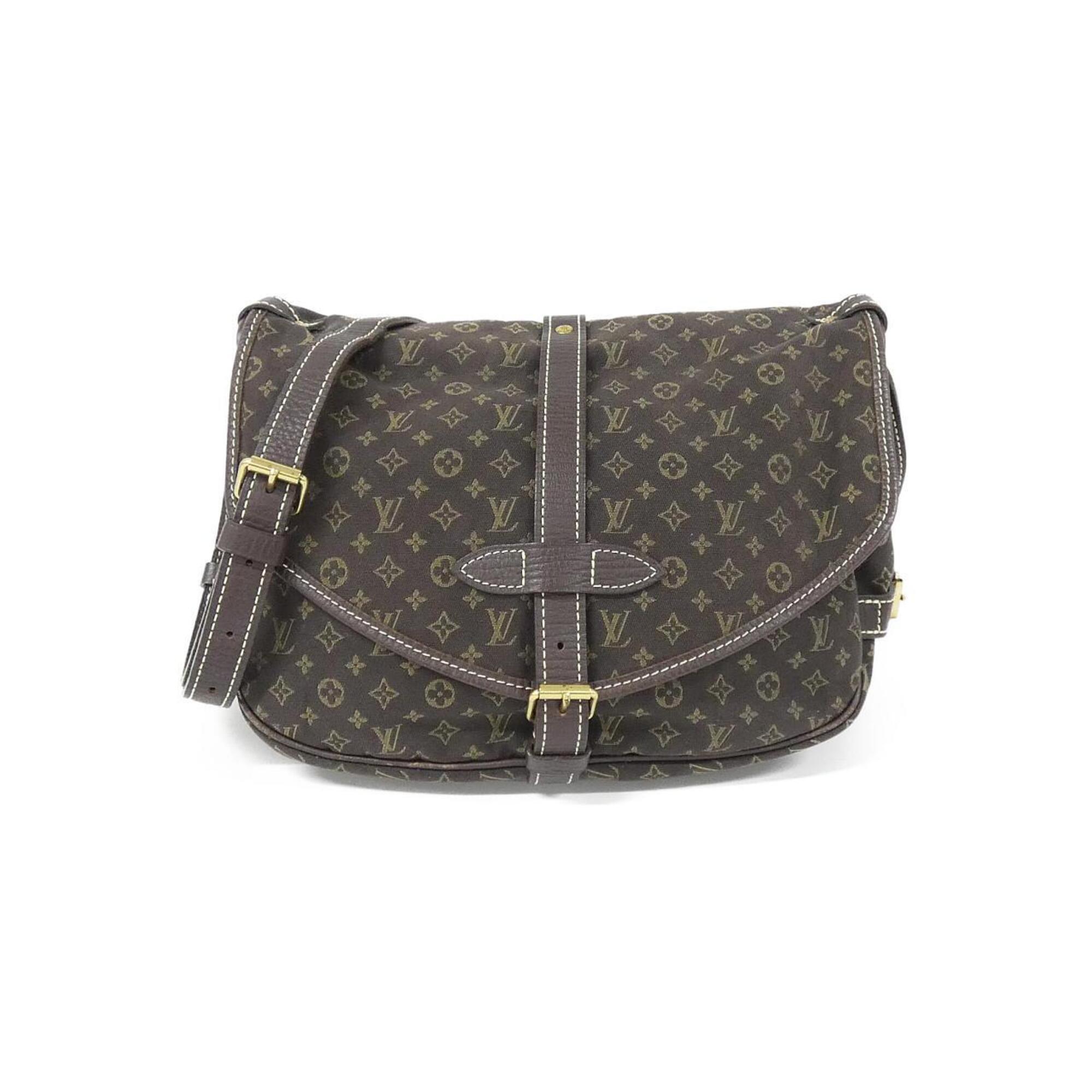 Louis Vuitton Monogram Mini Lin Saumur 30cm M95227 Shoulder Bag