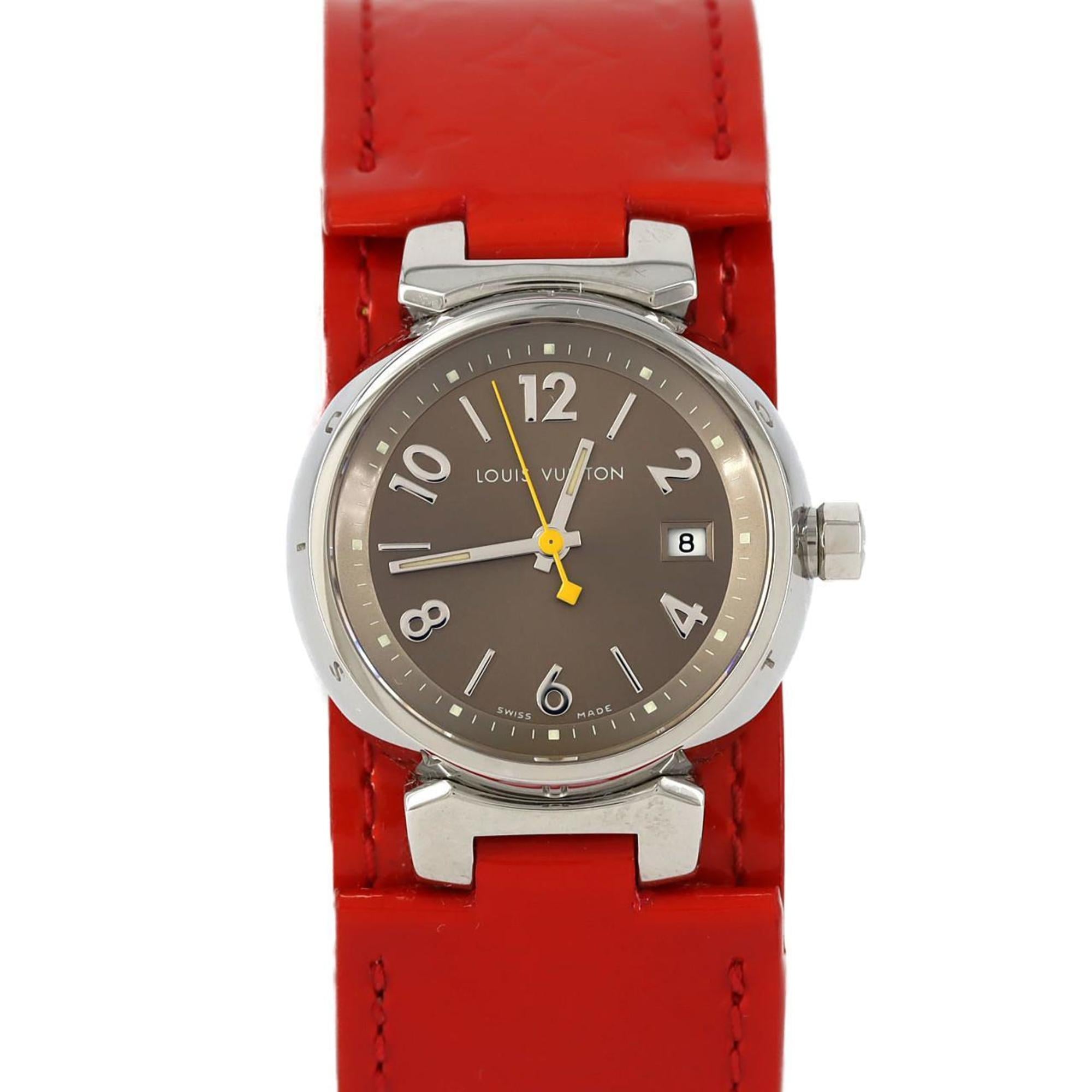 Louis Vuitton Tambour Q1212 Stainless Steel Quartz Watch