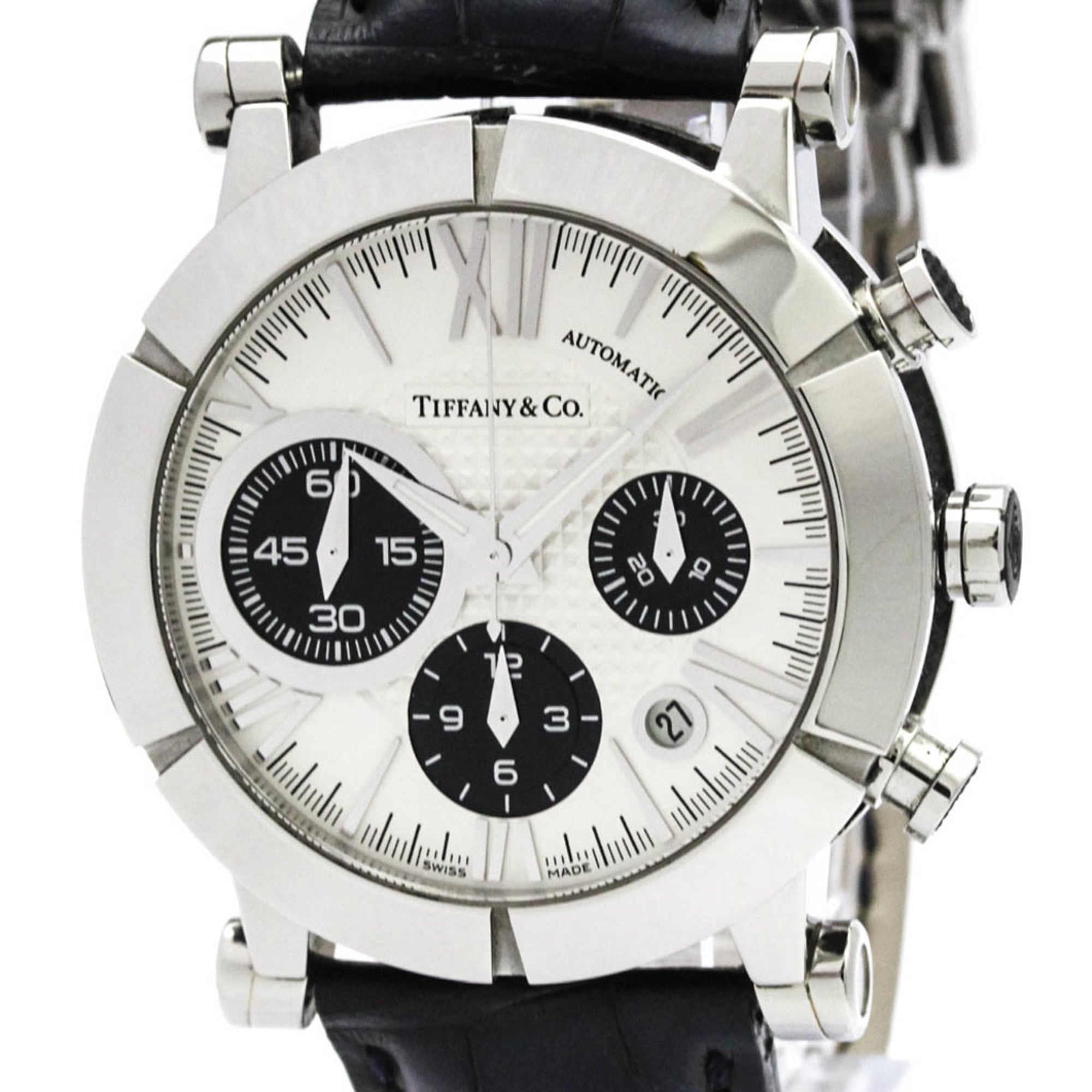 TIFFANY Atlas Chronograph Automatic Watch Z1000.82.12A21A71A Polished