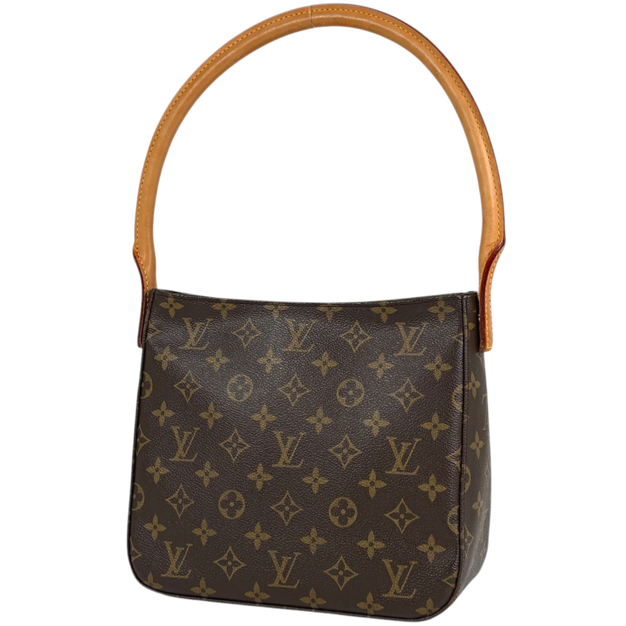 Louis Vuitton Looping MM Shoulder Bag, One-Shoulder Handbag, Monogram Brown, M51146, Women\'s
