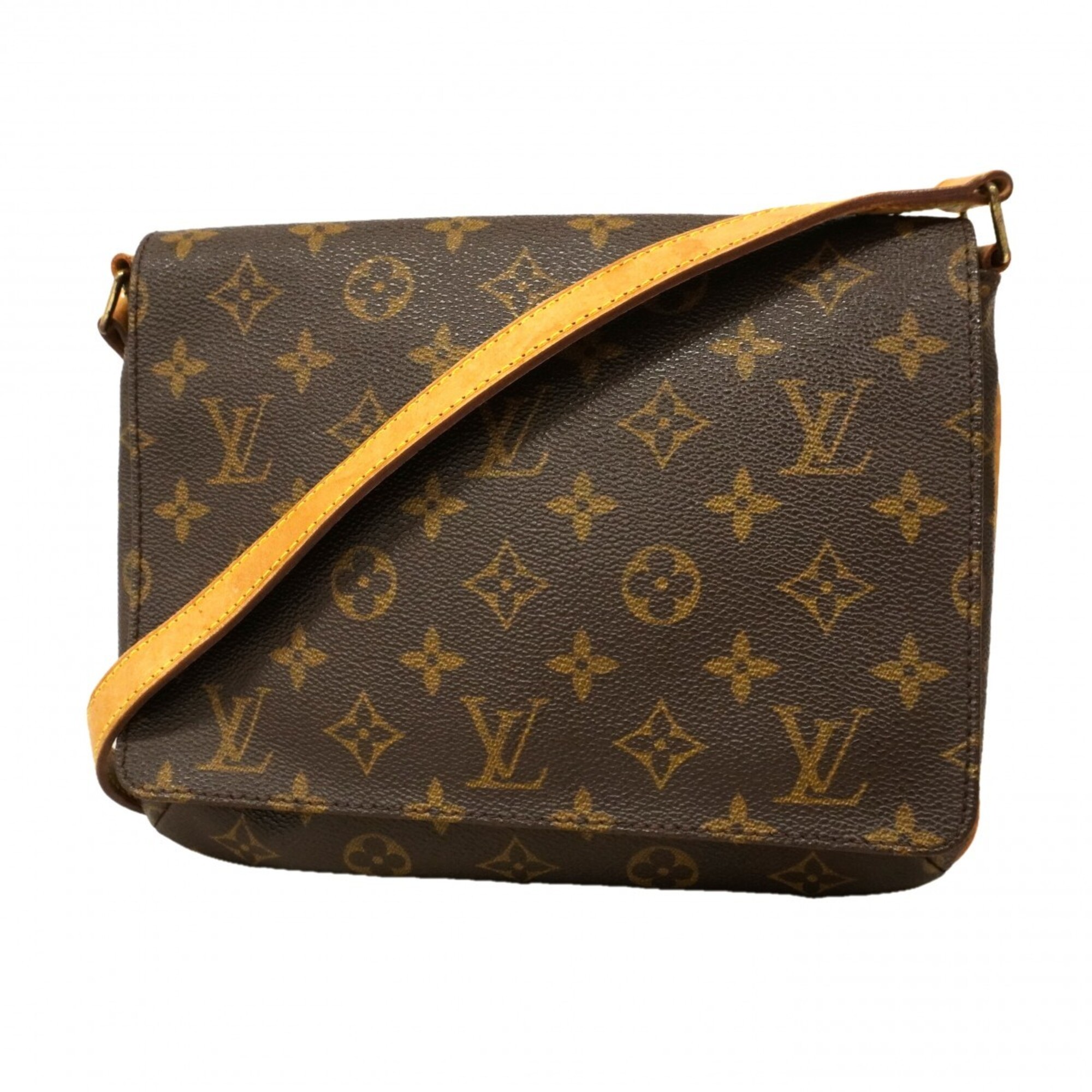 Louis Vuitton Monogram Musette Tango Short Strap Shoulder Bag M51257 Brown Women\'s P2553676