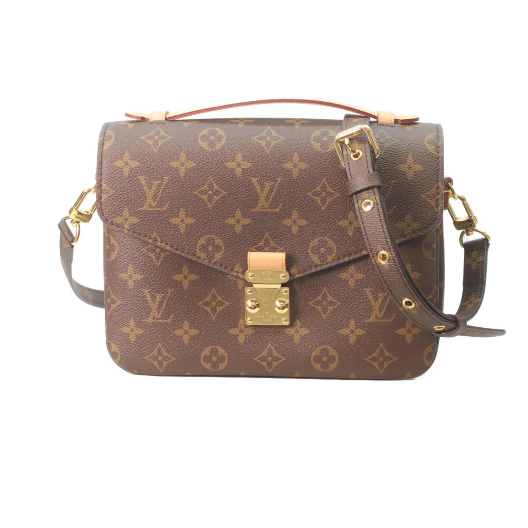 LOUIS VUITTON M44875 Monogram Pochette Metis MM Shoulder Bag, Brown, Women\'s, RFID (IC)