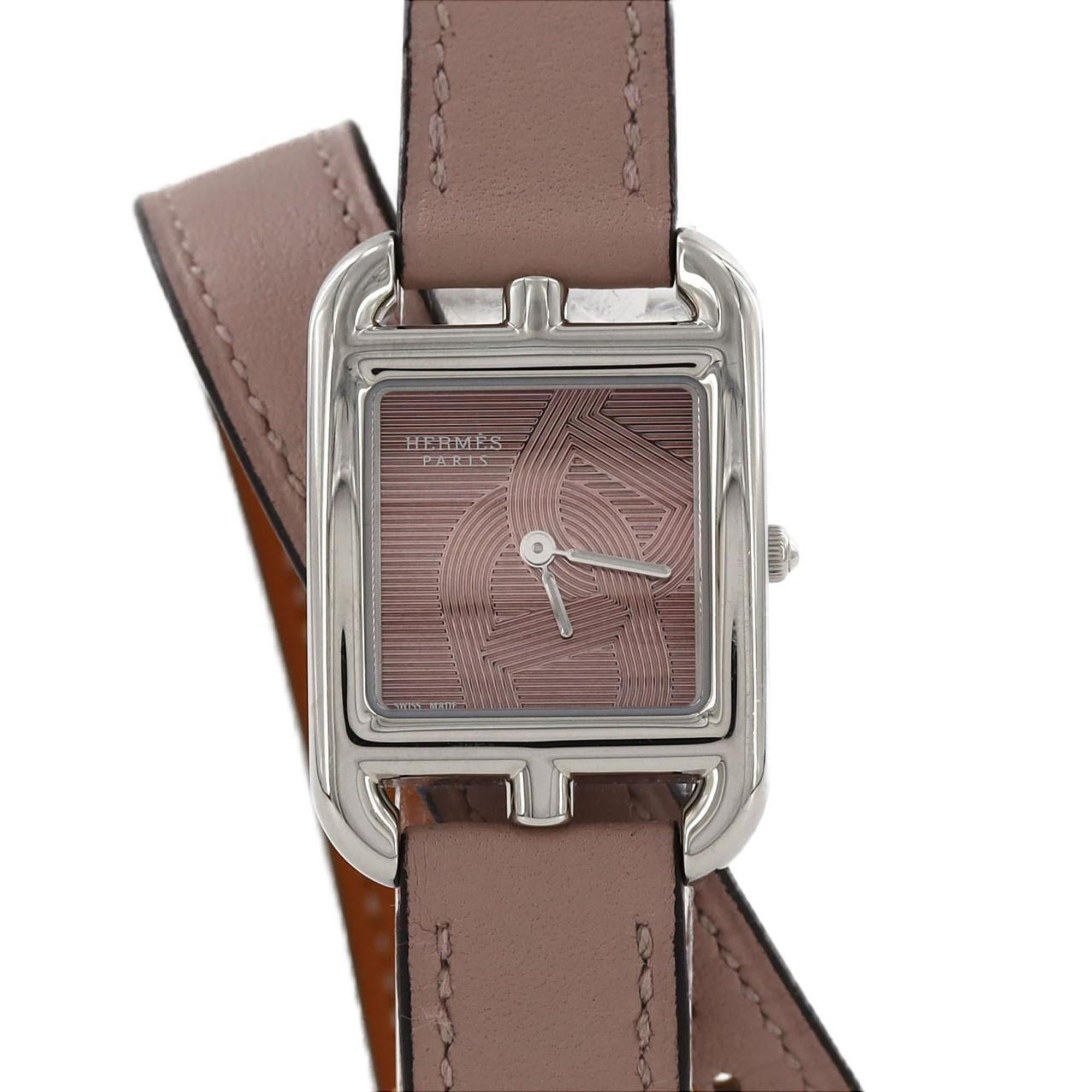 Hermes Cape Cod Double Tour CC1.310 SS Quartz Watch