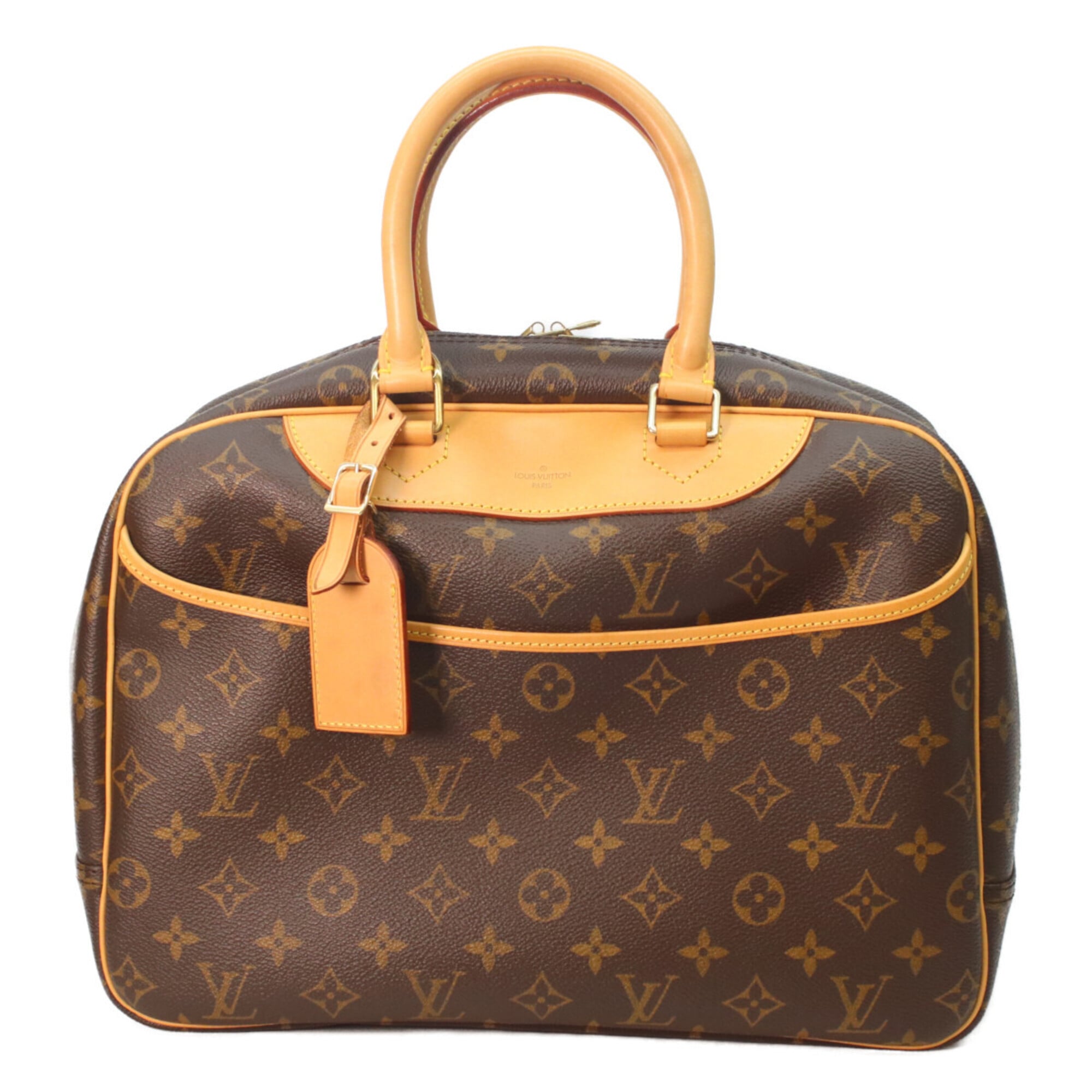 LOUIS VUITTON M47270 Monogram Deauville Handbag, Brown, Women\'s Handbag