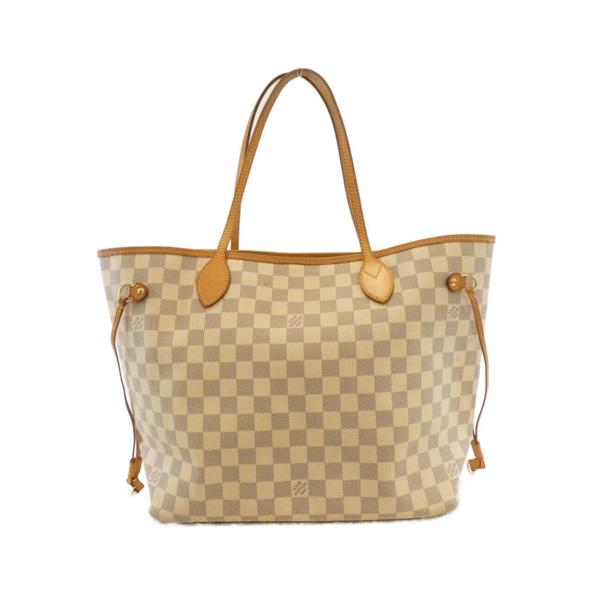 Louis Vuitton Damier Azur Neverfull MM N51107 Handbag