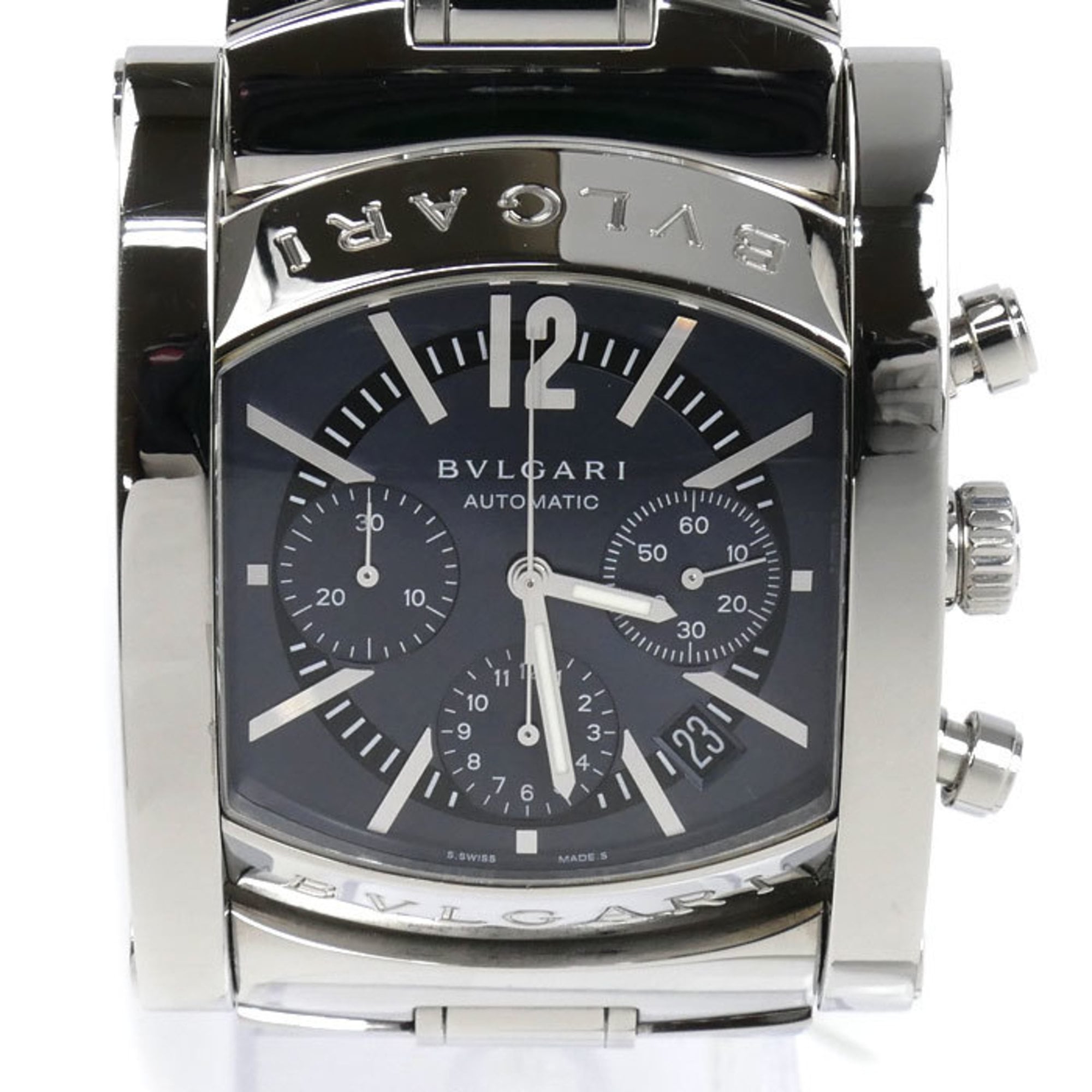BVLGARI Assioma Chronograph Automatic Watch AA48SCH Men\'s