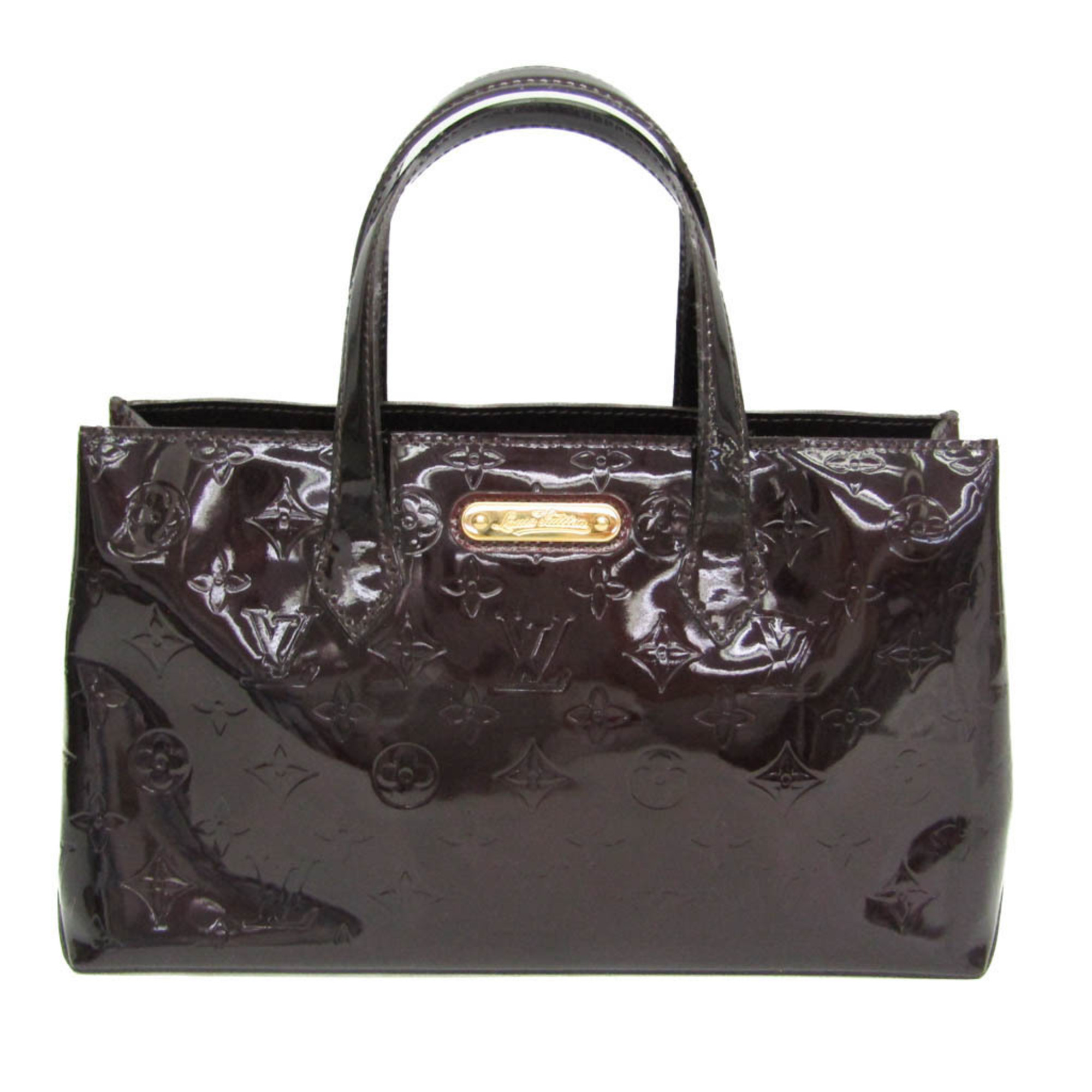 Louis Vuitton Monogram Vernis Wilshire PM M93641 Women\'s Handbag Amarante
