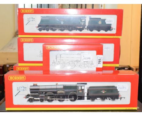 A Hornby 00 gauge locomotive and tender, 4-6-2, Battle of Britain Class, Tangmere, BR, R 2221, and five other locomotives, al