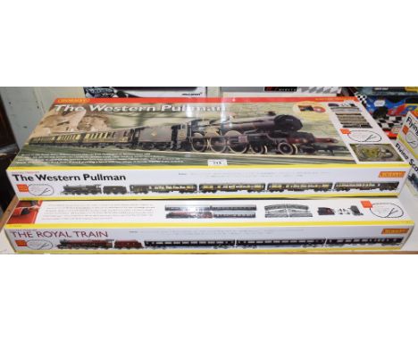 A Hornby 00 gauge train set, The Western Pullman, R 1048, and another, The Royal Train, R 1057, both boxed (2) 