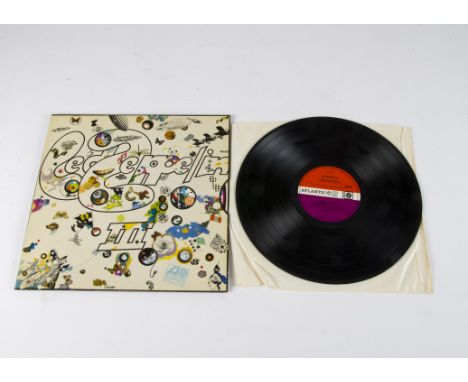 Led Zeppelin LP, Led Zeppelin III LP - Original UK First Press Release 1970 on Atlantic (2401002) A5 / B5 Matrices - Laminted