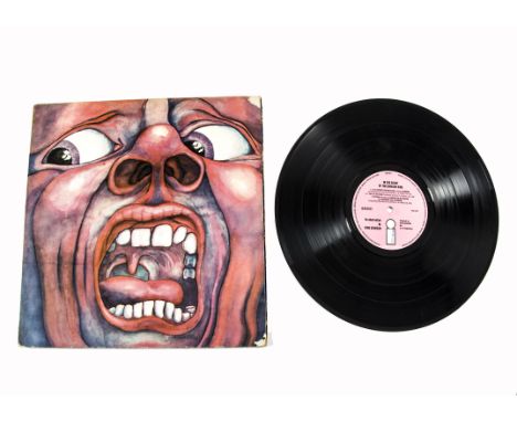 King Crimson LP, In The Court of the Crimson King LP - Original UK First Press release 1969 on Island (ILPS 9111) A2 &amp; B4