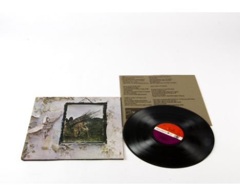 Led Zeppelin LP, Led Zeppelin IV (Four Symbols) -Original first press UK release - released 1971 on Atlantic (2401012), Gatef