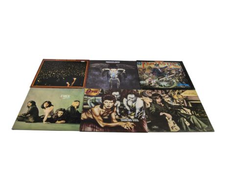 Rock / Prog / Pop LPs, twenty five albums and a box set of mainly Rock, Prog and Pop with artists including David Bowie, Free