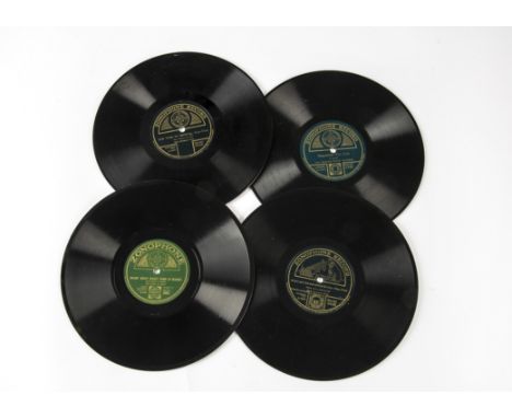 Zonophone records,  10-inch: 160, acoustic and electric, bands, dance bands, Olly Oakley and comedy, (2 racks) 
