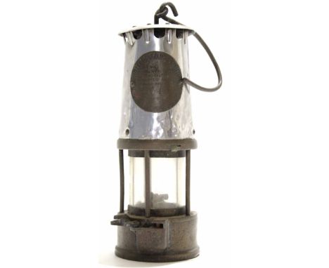 Protector Lamp &amp; Lighting Co Ltd miner's safety lamp, 23cm tall