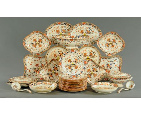 A 19th century Wedgwood creamware dessert service, 38 pieces, all with impressed marks. CONDITION REPORT: All pieces are a li