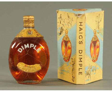 Haigh's Dimple sealed bottle of old blended Scotch Whisky, in original box.