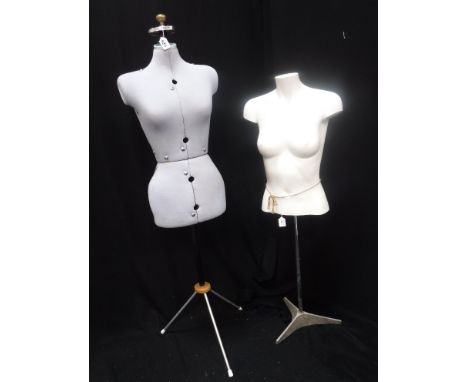 TWO VINTAGE TAILOR'S DUMMIES 