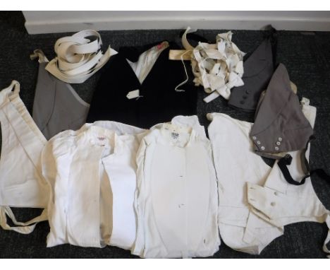 HARRODS: A COLLECTION OF GENTLEMAN'S VINTAGE WAISTCOATS, bow-ties and collars 