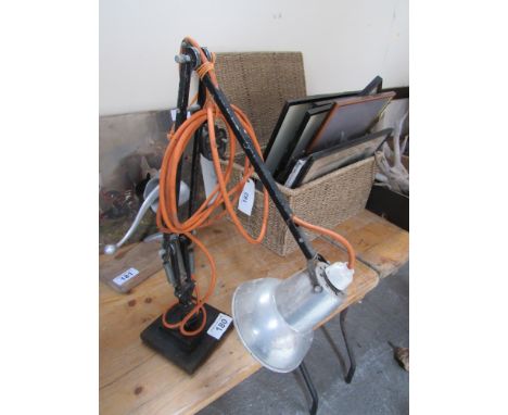  Sale Item:    CAST BASE ANGLE POISED LAMP   Vat Status:   No Vat   Buyers Premium:  This lot is subject to a Buyers Premium 