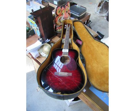  Sale Item:    FRESHMAN FOLK GUITAR IN CASE   Vat Status:   No Vat   Buyers Premium:  This lot is subject to a Buyers Premium