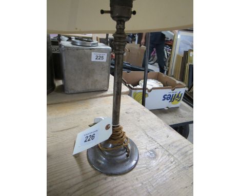  Sale Item:    METAL TABLE LAMP   Vat Status:   No Vat   Buyers Premium:  This lot is subject to a Buyers Premium of 15% + Va